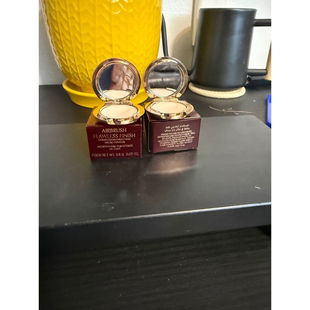 Charlotte Tilbury Airbrush Flawless Finish Micro Powder Mini Lot of 2 new